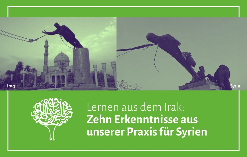 Lernen aus dem Irak: Zehn Erkenntnisse aus unserer Praxis für Syrien